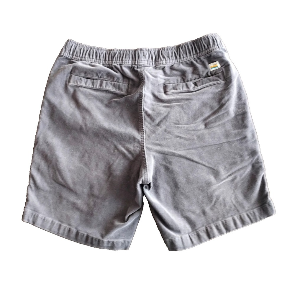Vuori Optimist Corduroy Short Mens Size Small Gray 8" Athletic Stretch V385 - Picture 5 of 13
